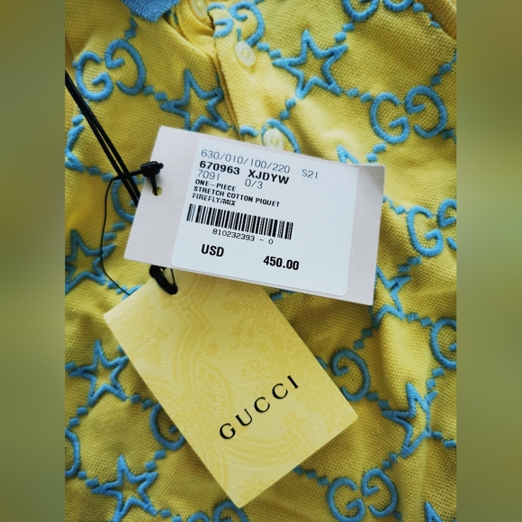 Gucci Baby Onesie 0-3 months. - Picture 2 of 2